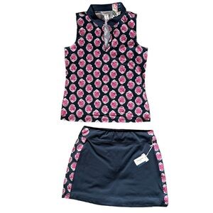 NEW Tommy Bahama Active Life UPF 50 Golf Skirt Set- MEDIUM skirt + LARGE top